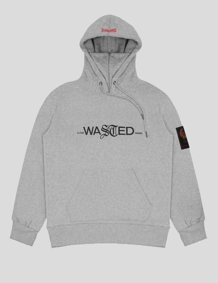 Sudadeira WASTED PARIS estential hoodie ash grey